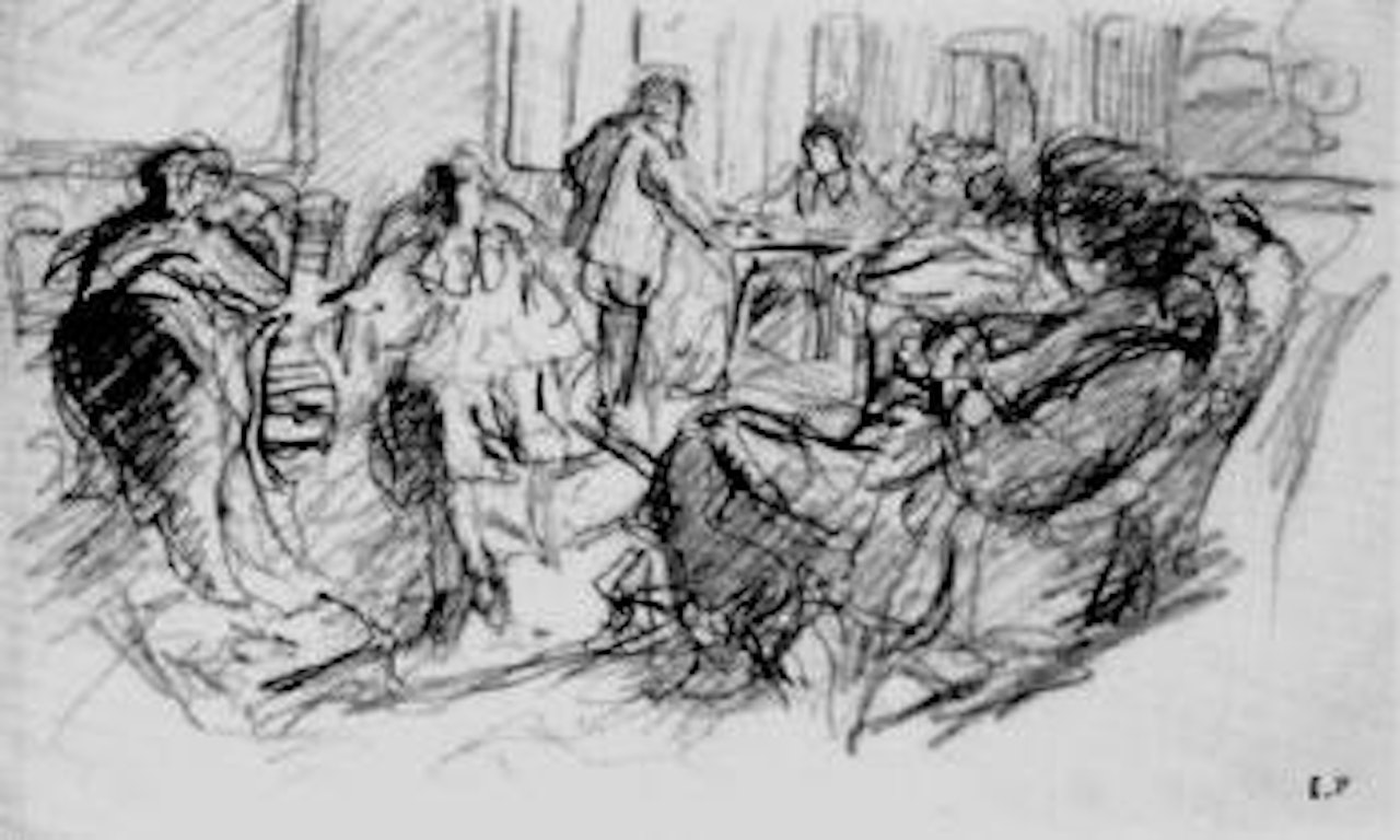 The Salon at Les Pavillons by Édouard Vuillard