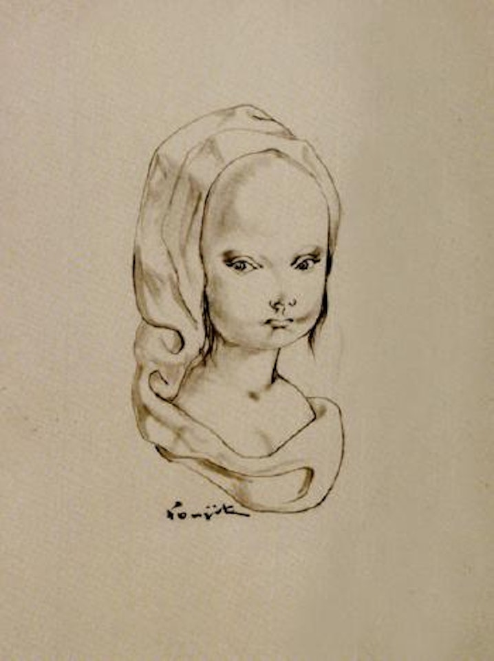 Fillette au voile by Leonard Tsuguharu Foujita
