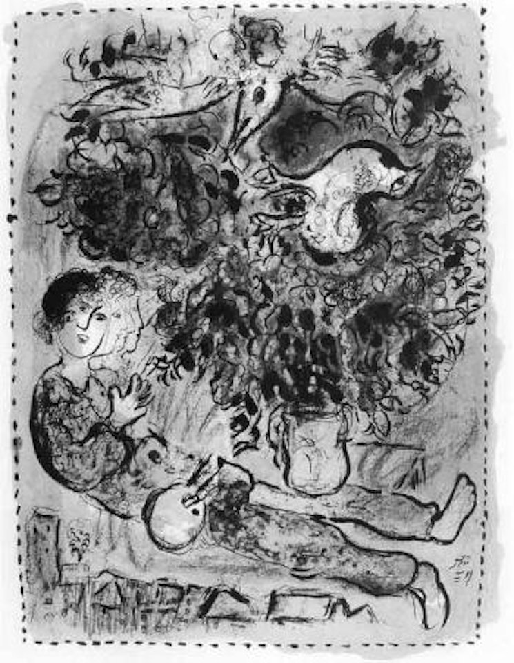 Le bouquet du peintre by Marc Chagall