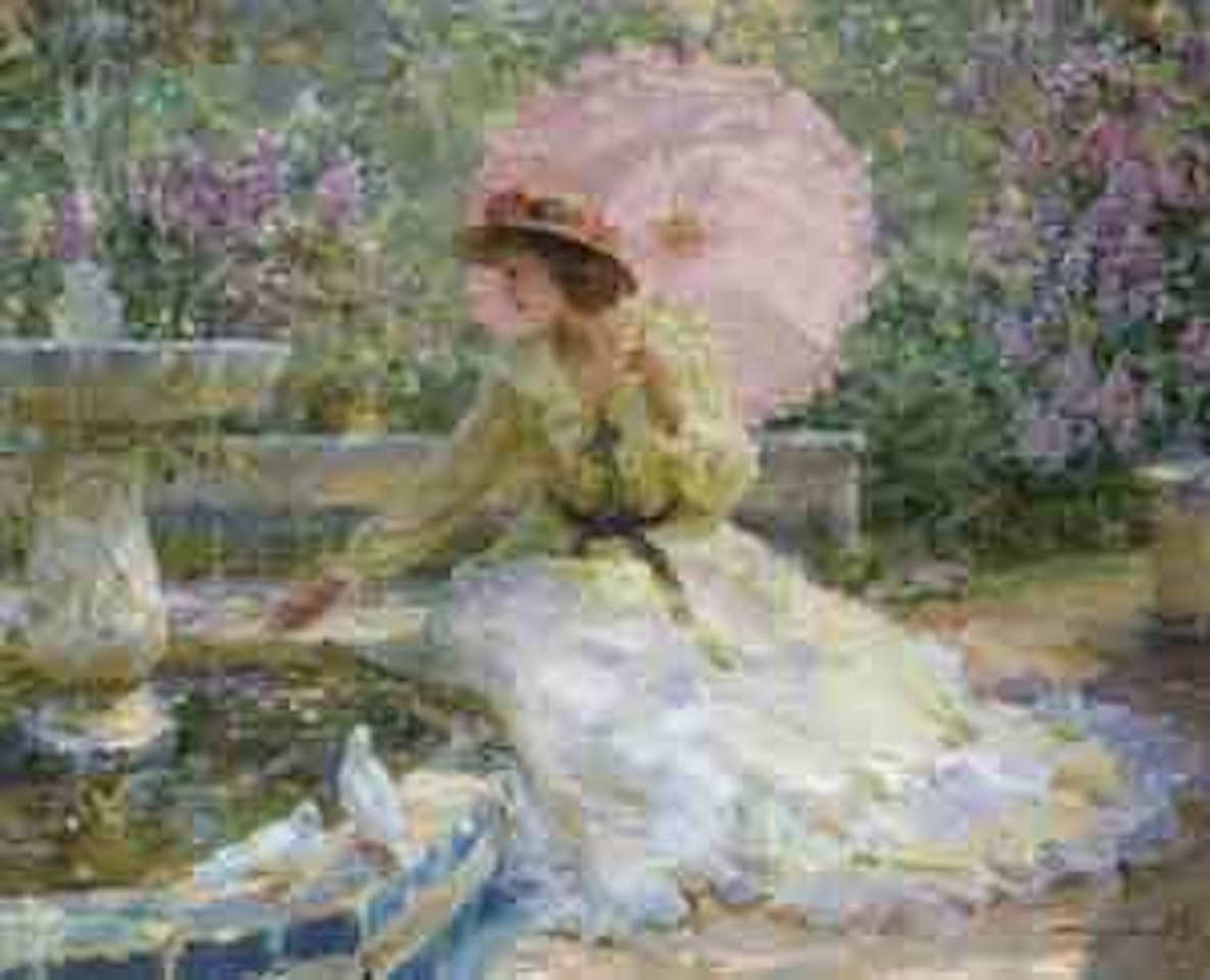 By the fountain by Constantin Razoumov