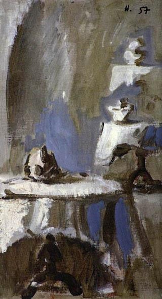 Vanite au gueridon by Jean Hélion