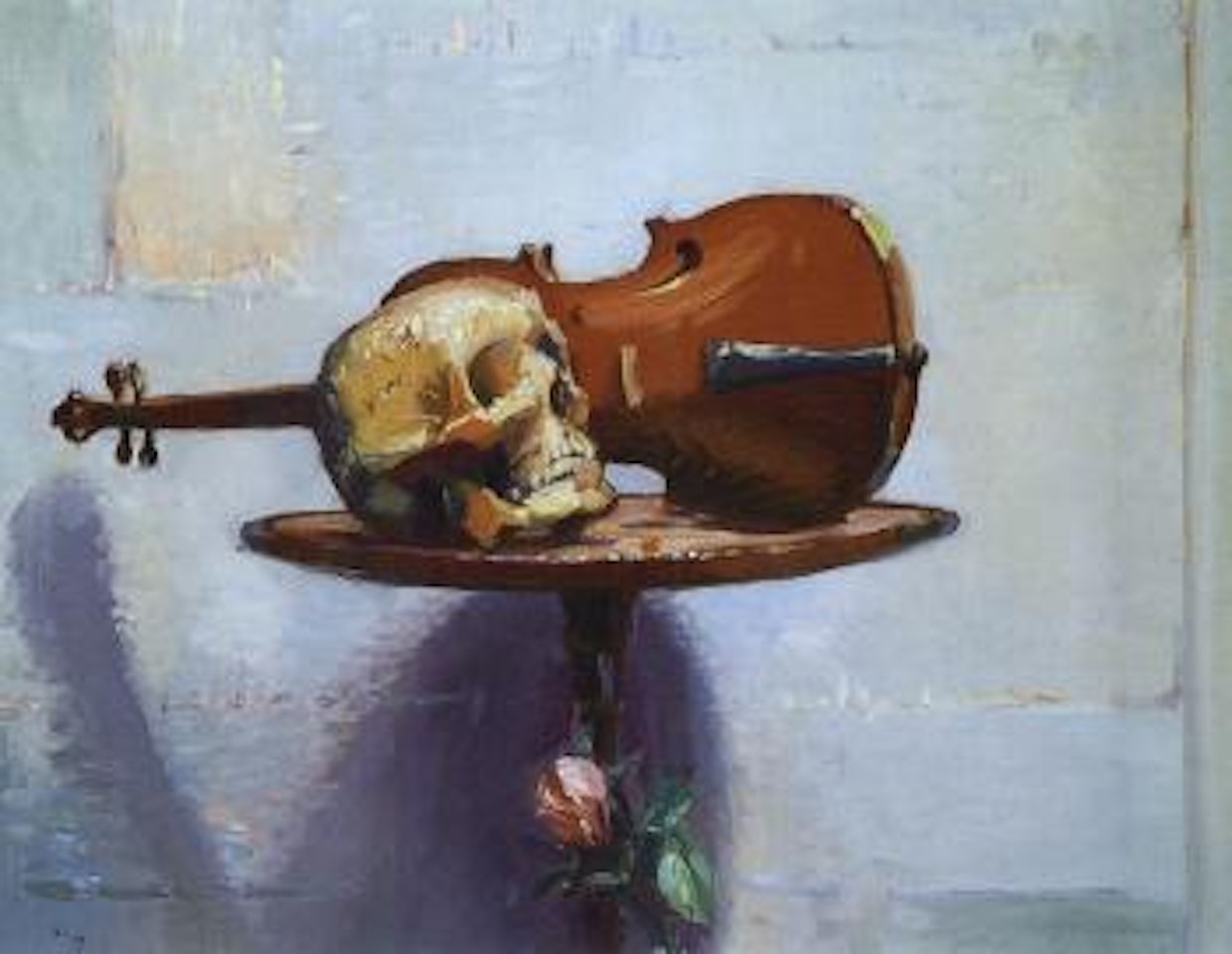 Vanite a la rose et au violon by Jean Hélion