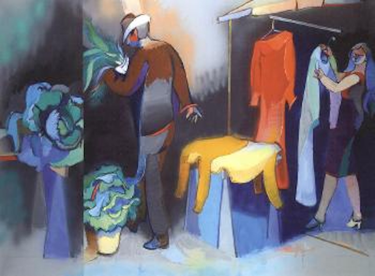 Adieu au marche by Jean Hélion