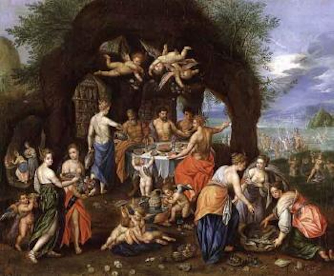 Le banquet des Dieux by Hendrick de Clerck