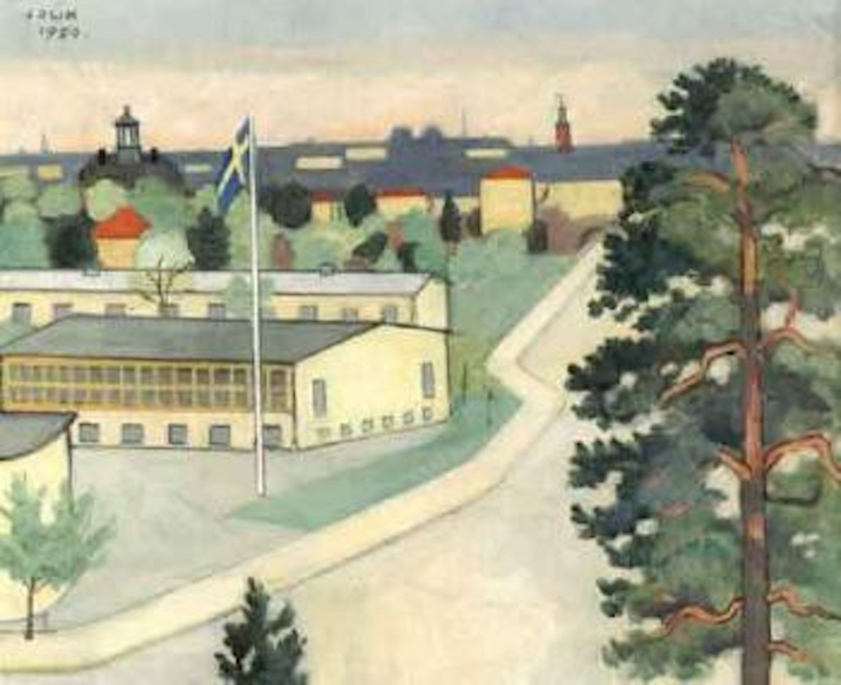 View from Fredhall towards Stockholm by Einar Jolin
