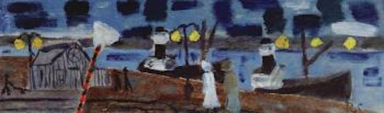 At the harbour by Ragnar Sandberg