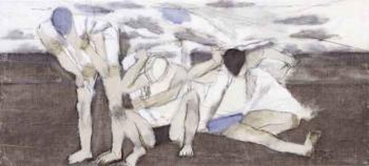 Three bathers by Ragnar Sandberg