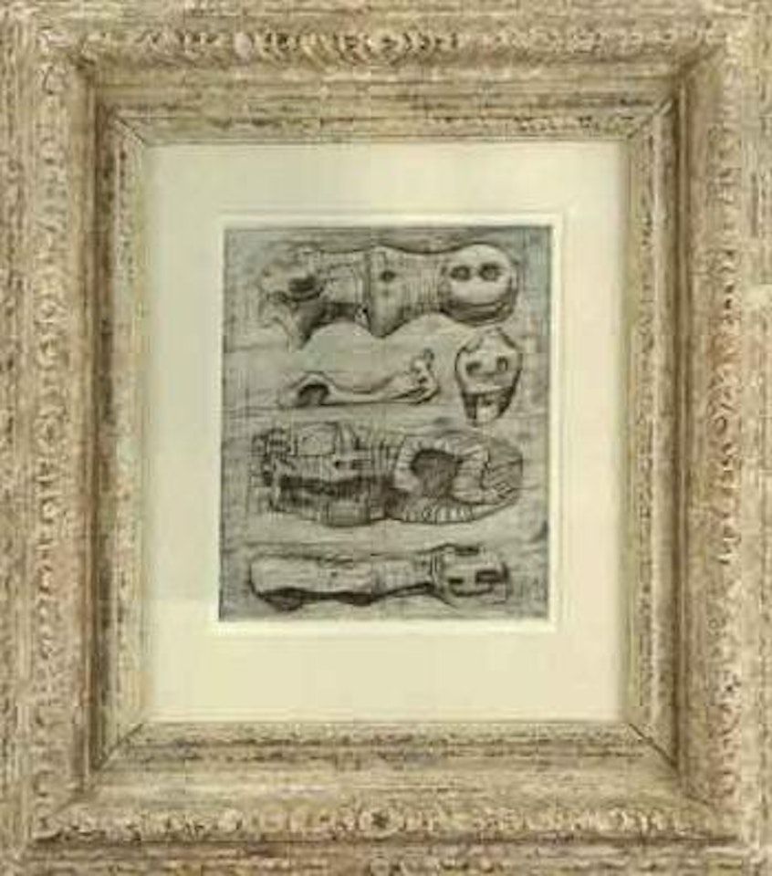 Ideas for sculpture 1948-50 by Henry Moore