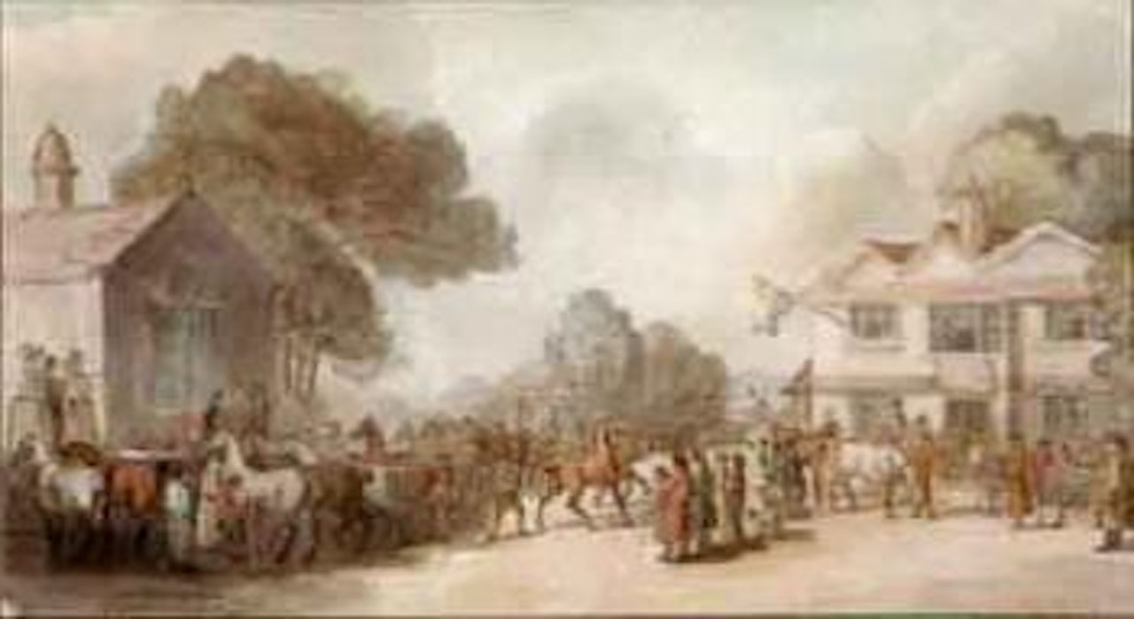 Horsefair, Southampton by Thomas Rowlandson