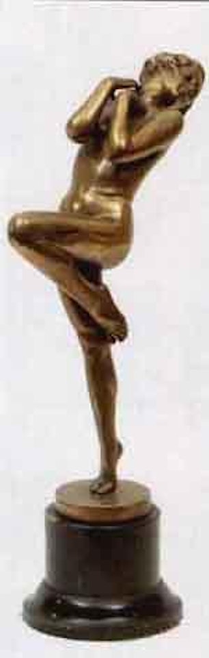 Nude female dancer by Josef Lorenzl