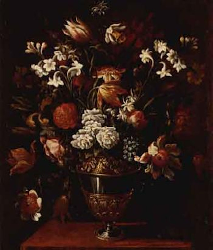 Vase of flowers by Italian School