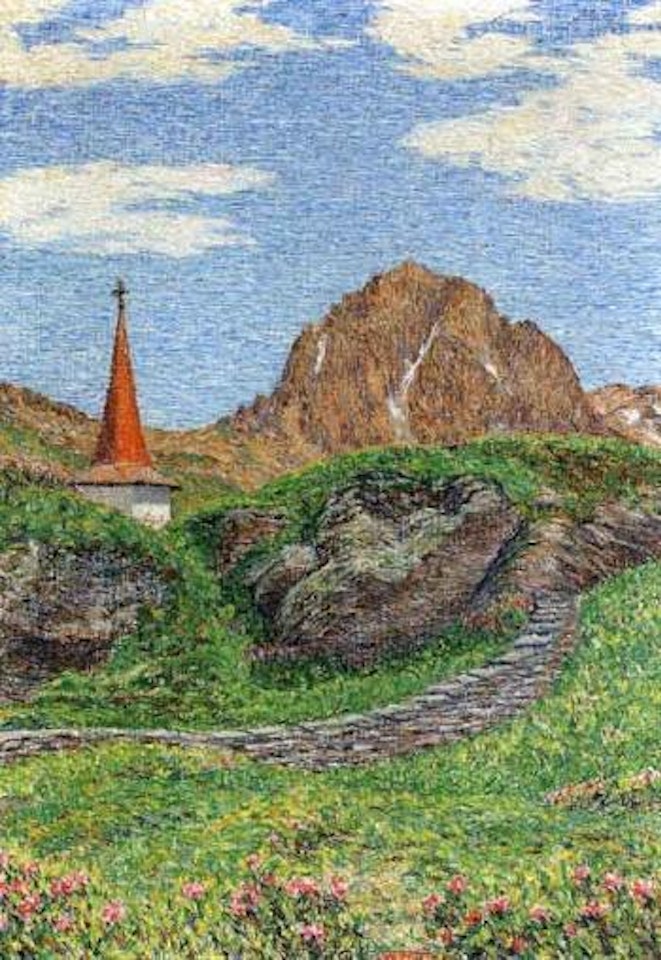 Spring by Gottardo Segantini