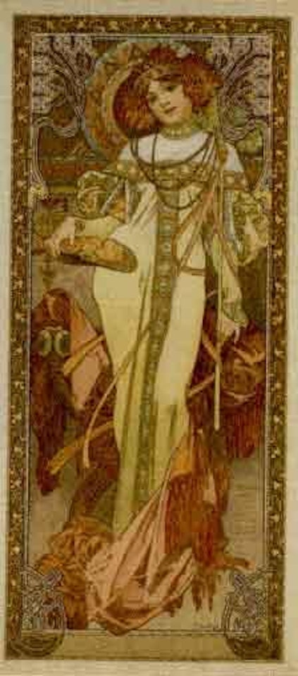 L'automne by Alphonse Mucha