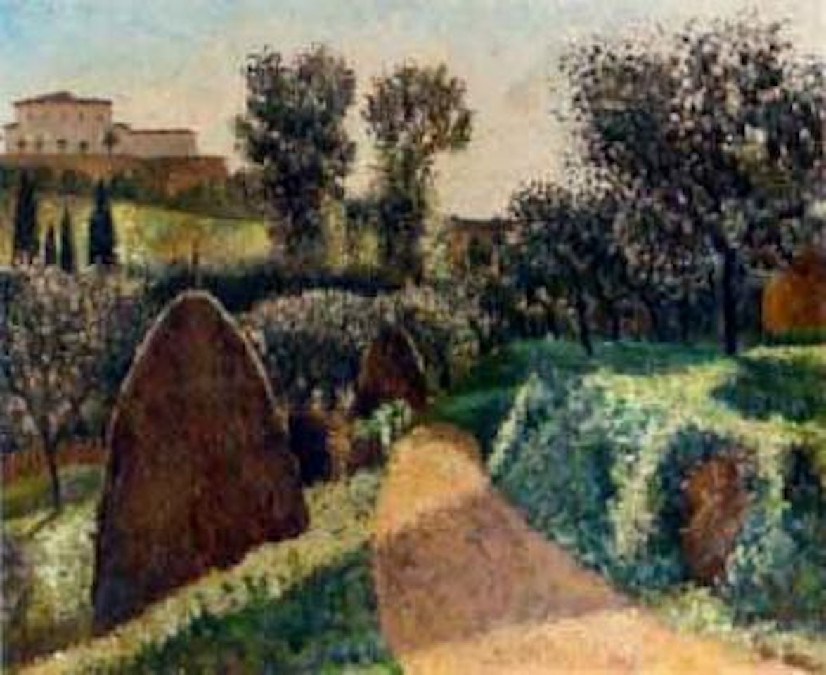 Olive groves in Northern Italy by Giovanni Colacicchi