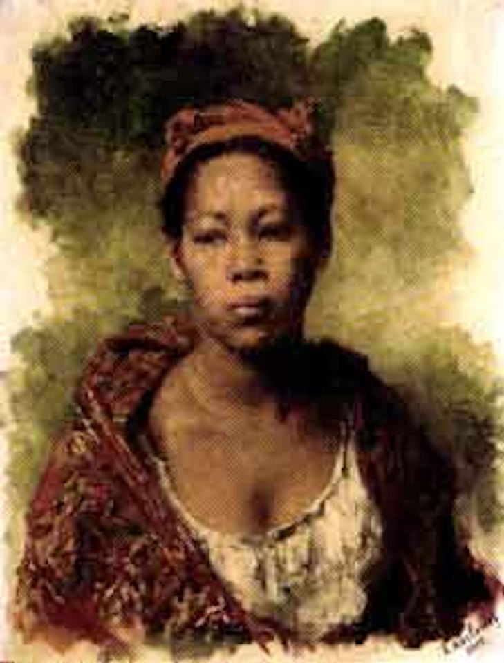 An African girl by Alexei Harlamoff
