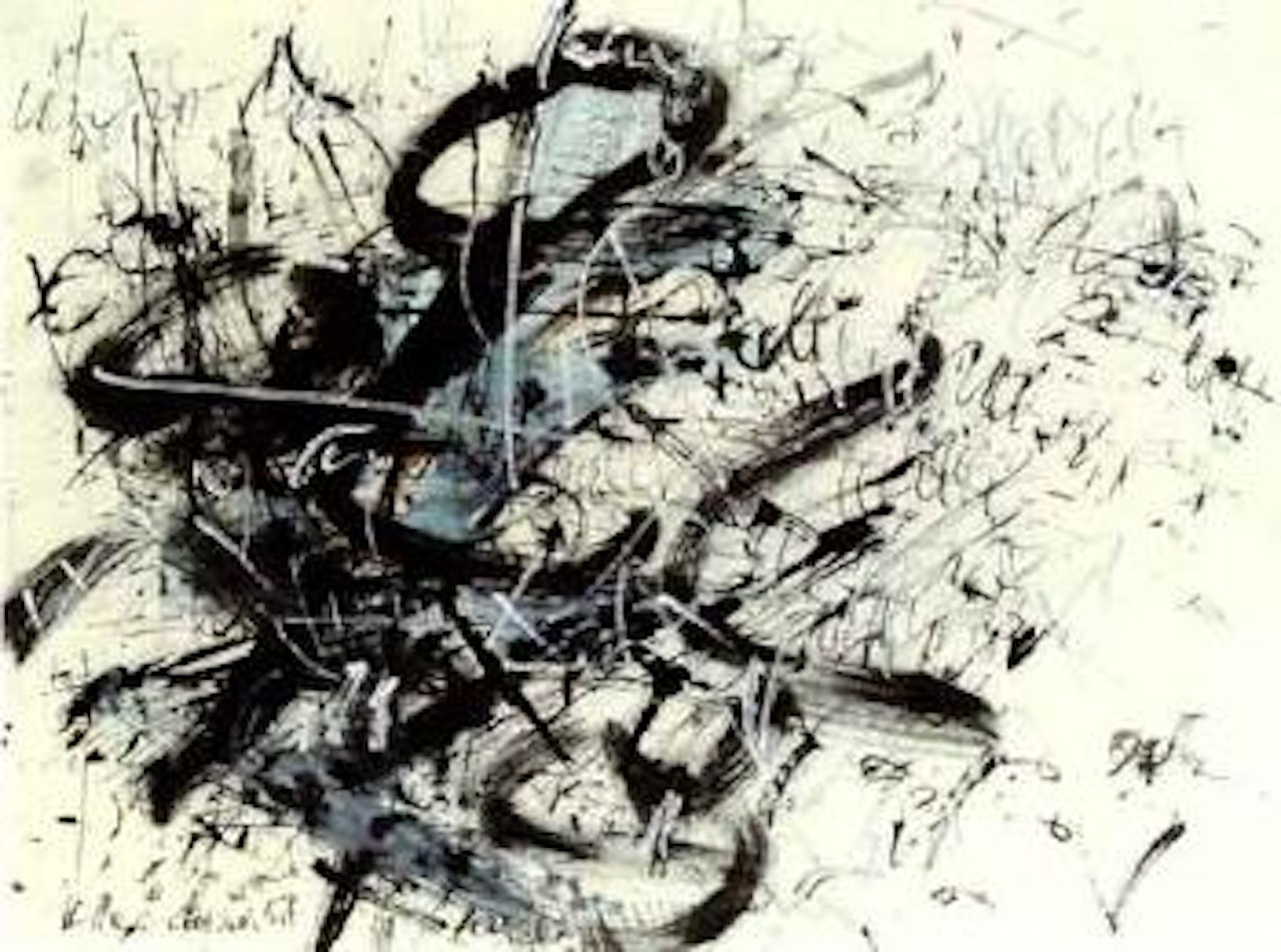 Untitled, composition by Hans Staudacher