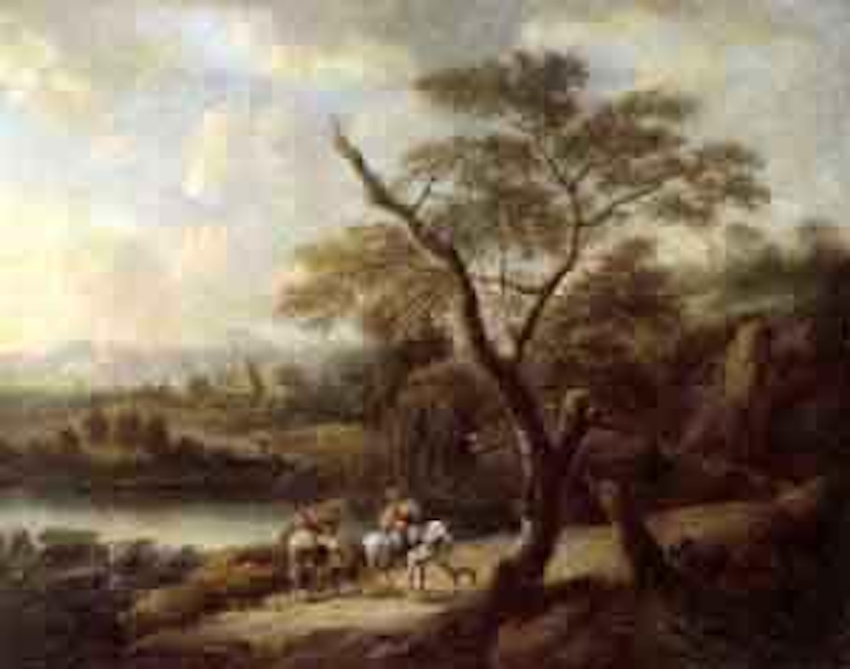Landscape with the Flight into Egypt by Giovanni Battista Cimaroli