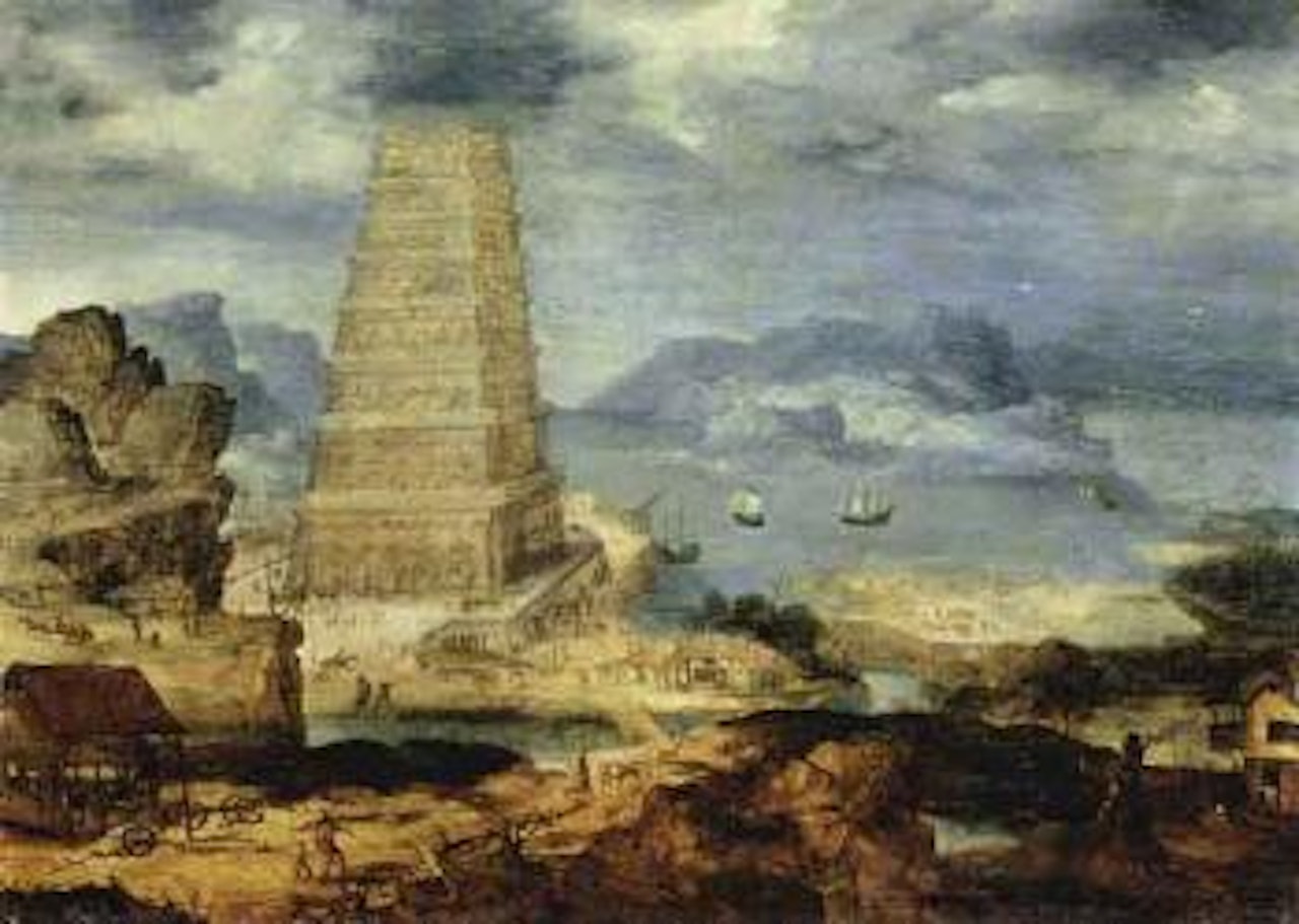 The Tower of Babel by Flemish School