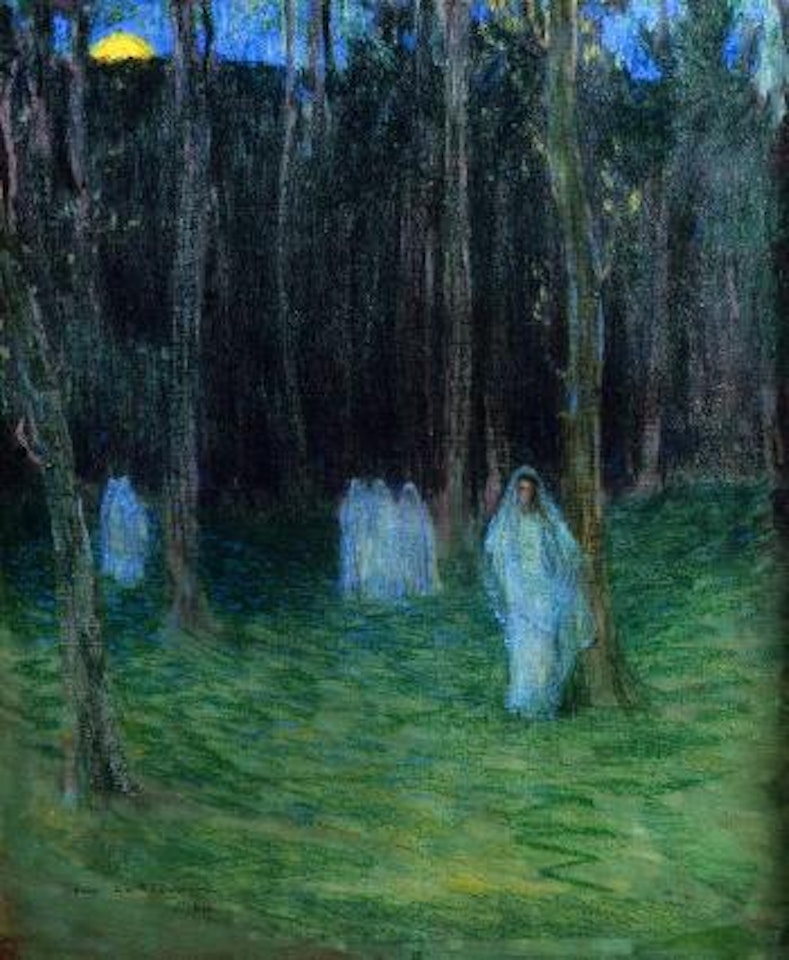 Le bois sacre by Henri Le Sidaner