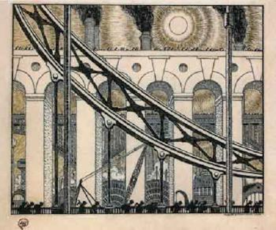 Jour ouvre by Mstislav Valerianovich Dobuzhinsky