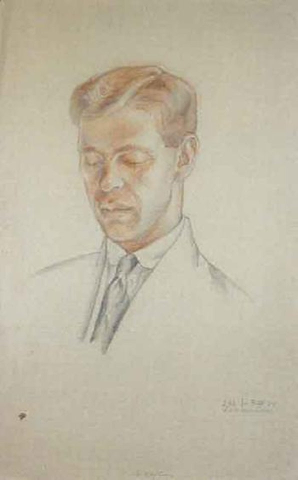 S M Korovine by Mstislav Valerianovich Dobuzhinsky