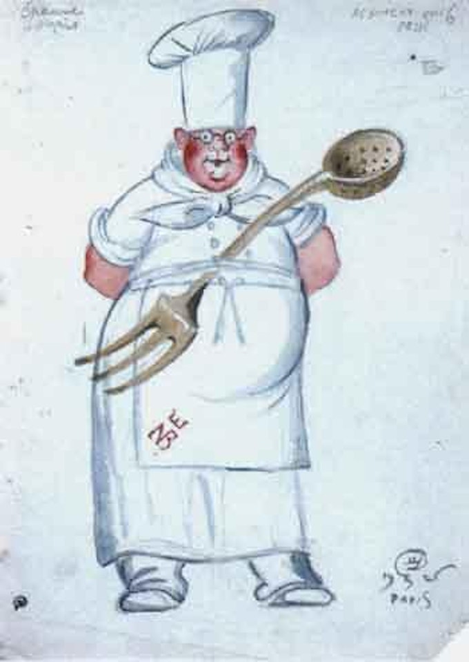 Le regiment qui passe, le chef by Mstislav Valerianovich Dobuzhinsky