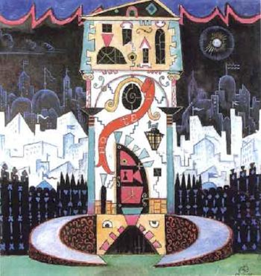 Le nain grenadier by Mstislav Valerianovich Dobuzhinsky