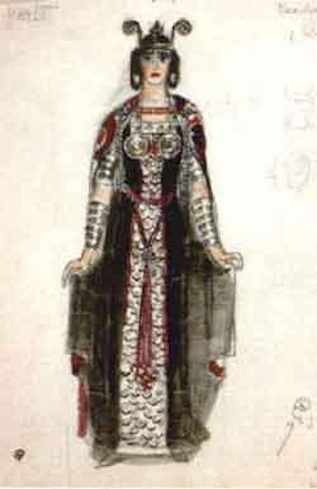 Hamlet, la reine by Mstislav Valerianovich Dobuzhinsky