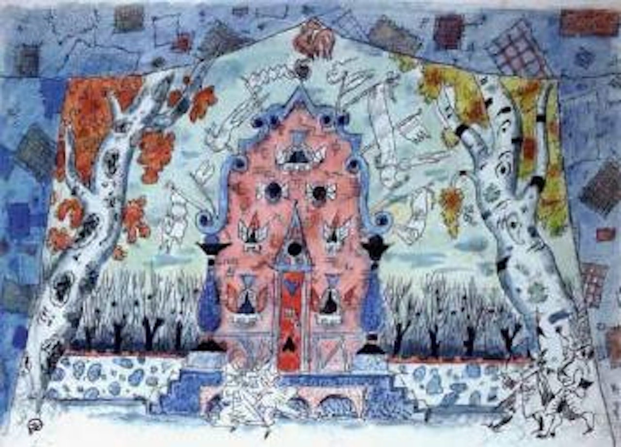 Le nain grenadier by Mstislav Valerianovich Dobuzhinsky