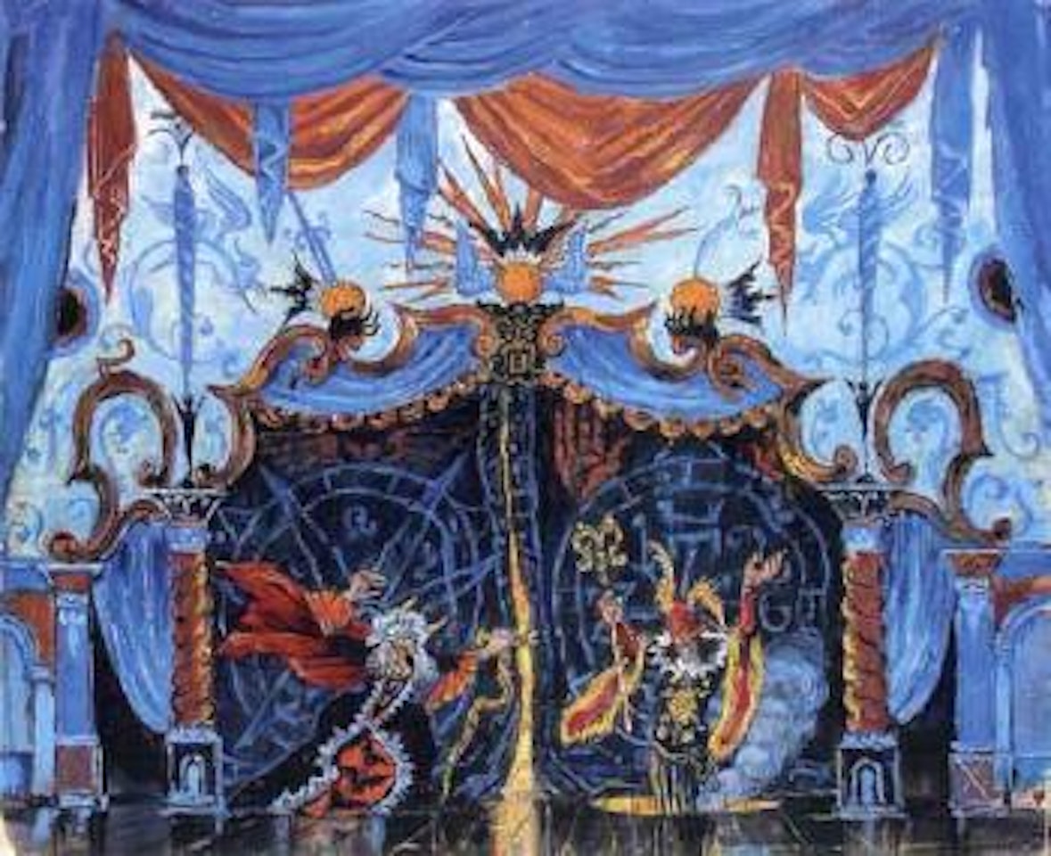 L'amour des trois oranges by Mstislav Valerianovich Dobuzhinsky