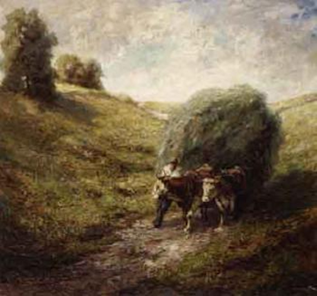 Returning home from haymaking by Otto Pippel