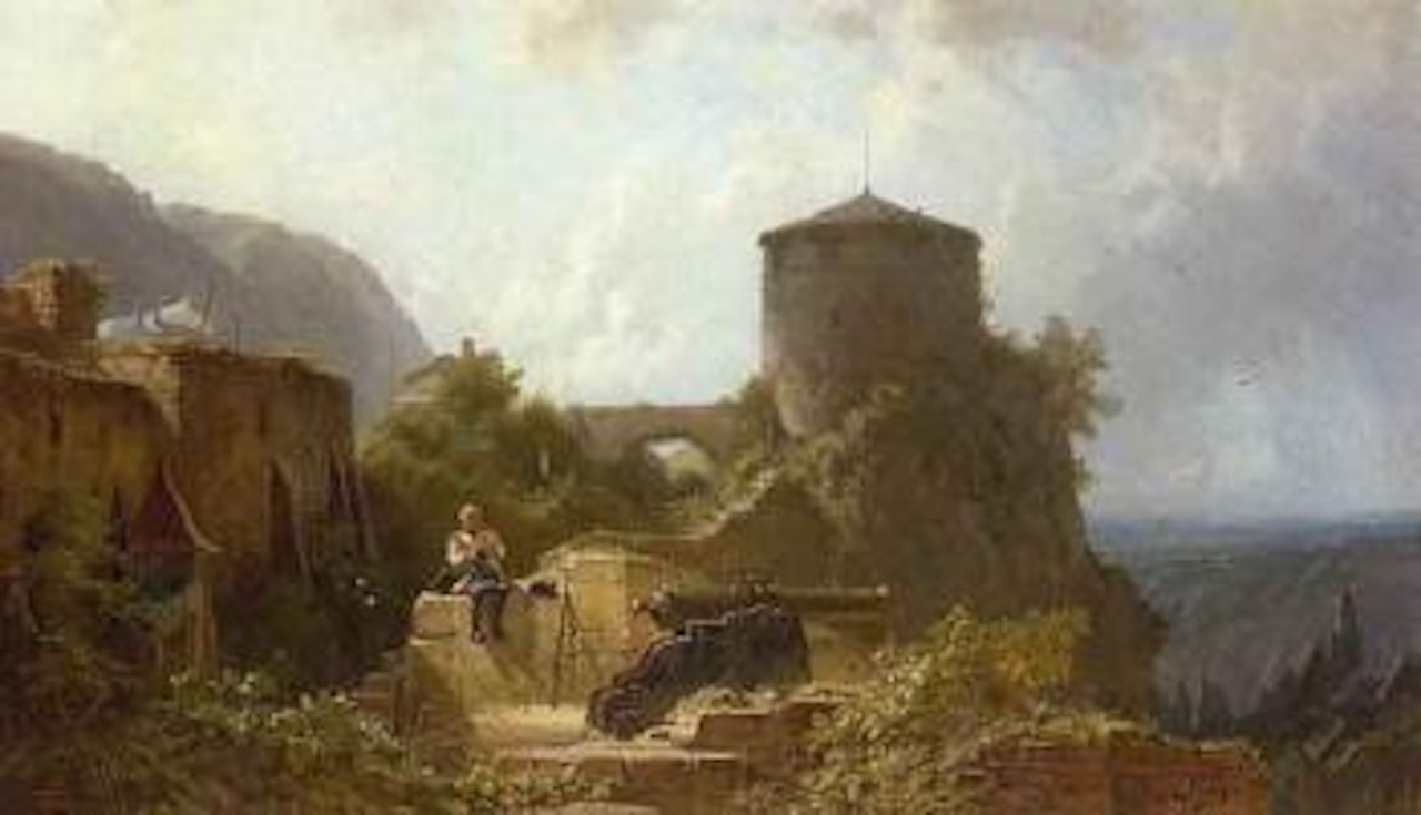 Peace in the land by Carl Spitzweg