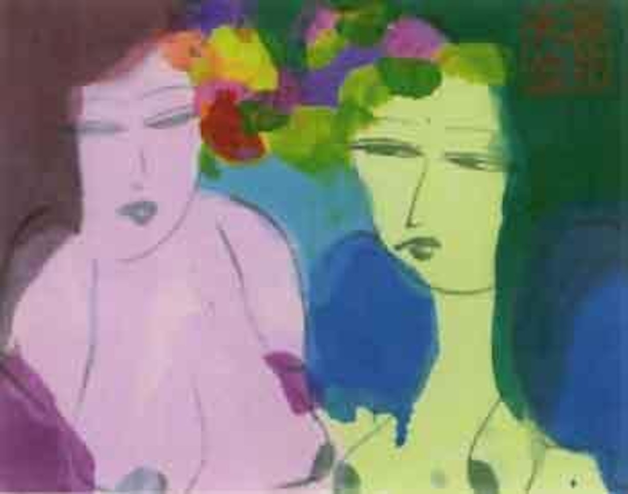 Young women by Walasse Ting