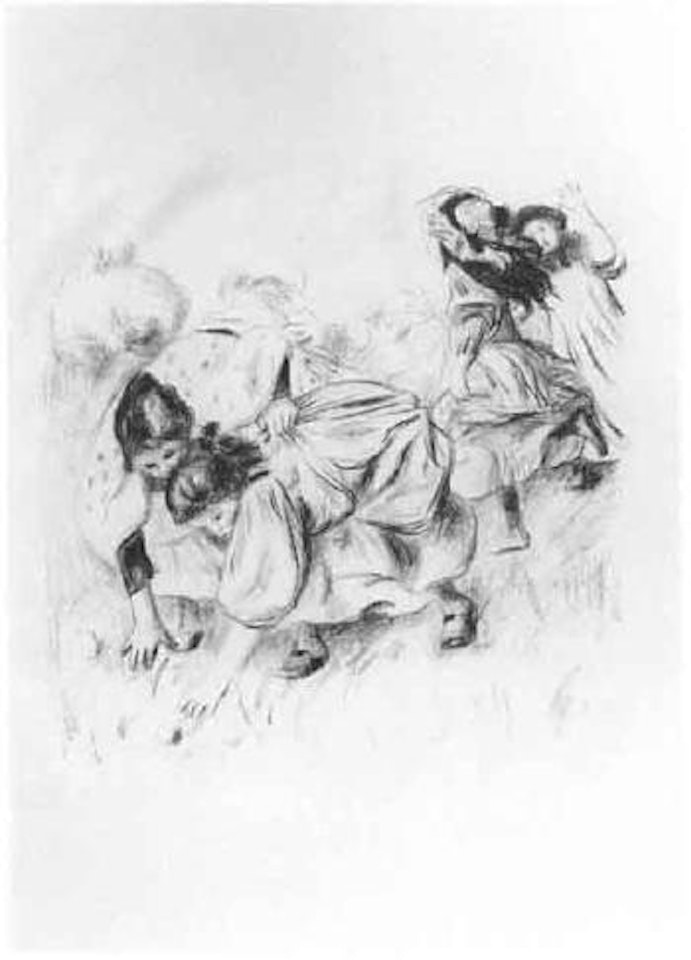Enfants jouant a la balle by Pierre-Auguste Renoir