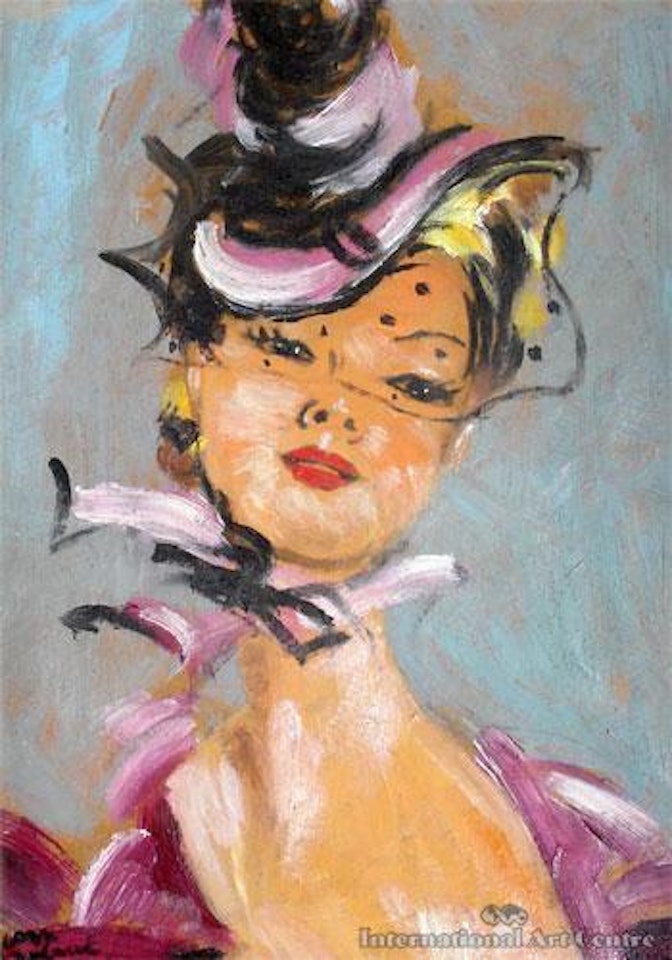 Une dame elegante by Jean Gabriel Domergue
