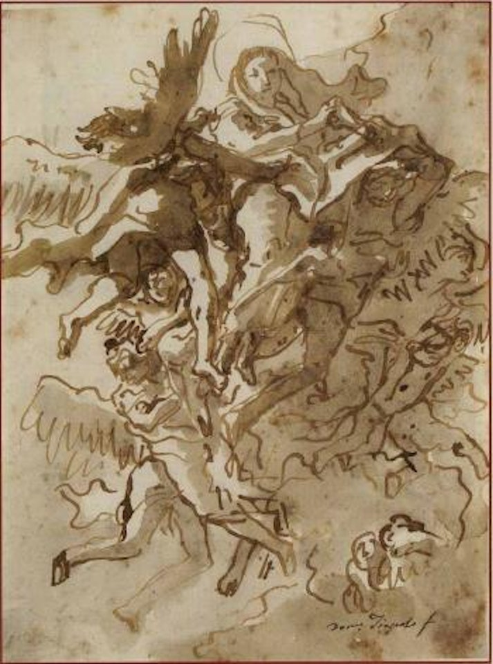 Assumption of the Virgin by Giovanni Domenico Tiepolo
