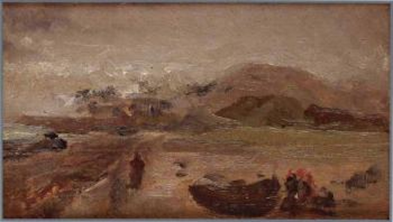 Dusk on the coast by Joaquin Sorolla Y Bastida