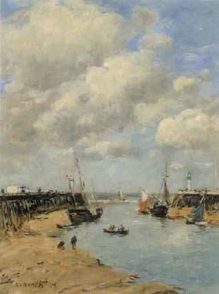 Trouville by Eugène Boudin