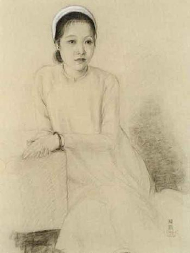 Jeune femme vietnamienne by Mai Trung Thu