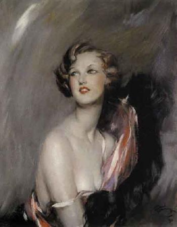Portrait de madame o Deril by Jean Gabriel Domergue