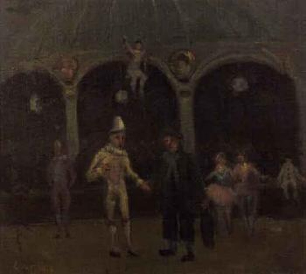 Pierrot et Auguste au cirque d'hiver by Celso Lagar
