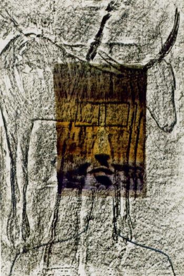 Kelly as drought animal by Sidney Nolan