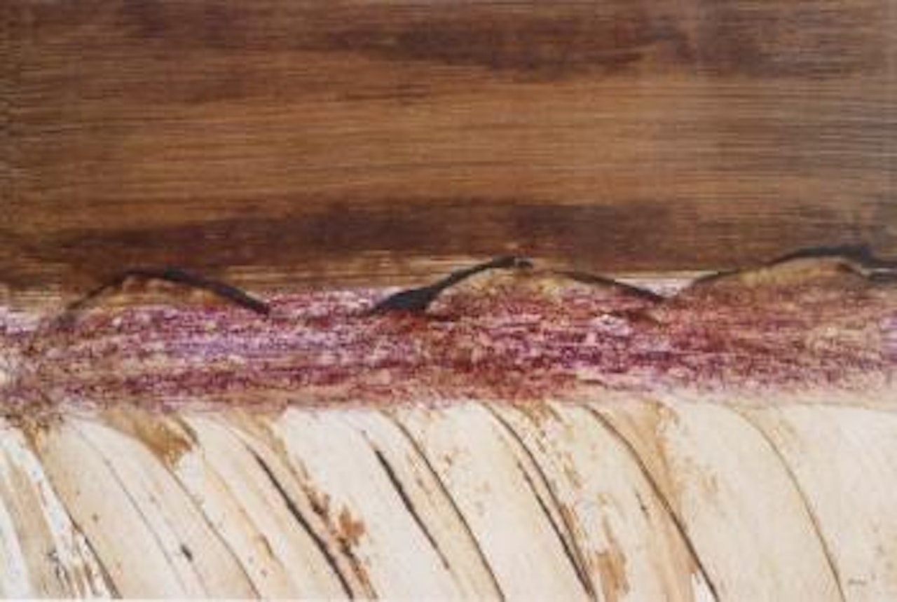 Central Australian landscape by Sidney Nolan