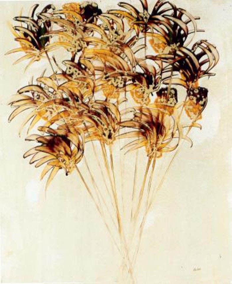 Flowers, Paradise Garden by Sidney Nolan