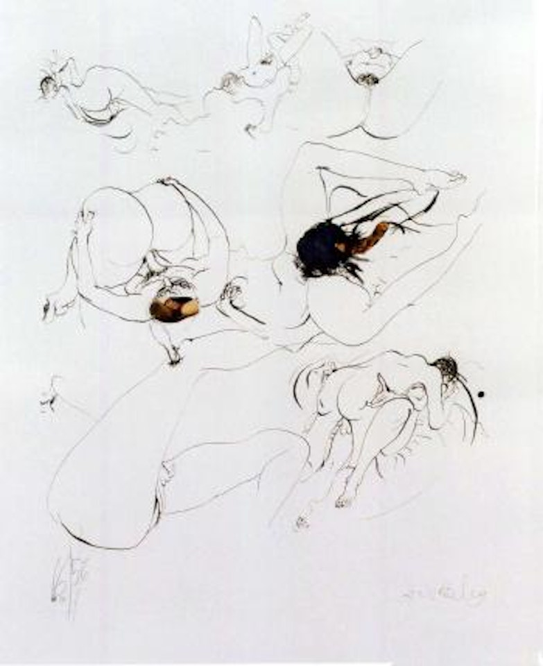 One page of a love letter by Brett Whiteley