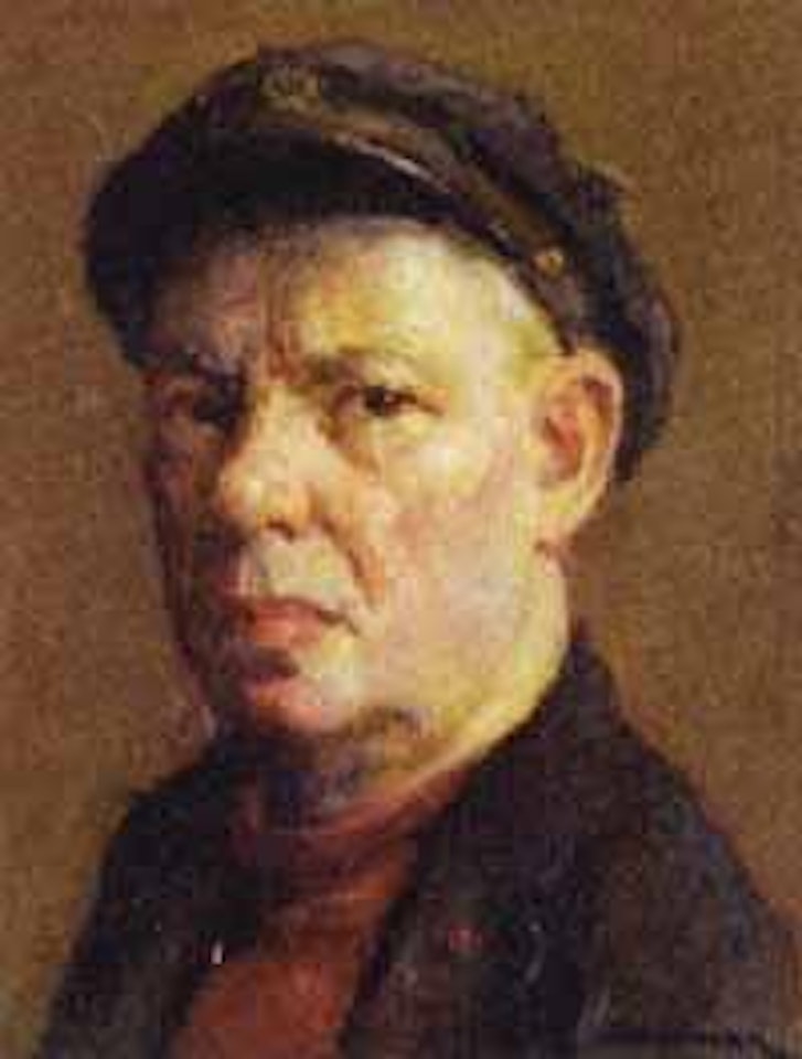 Self portrait of the artist by Robert Brackman