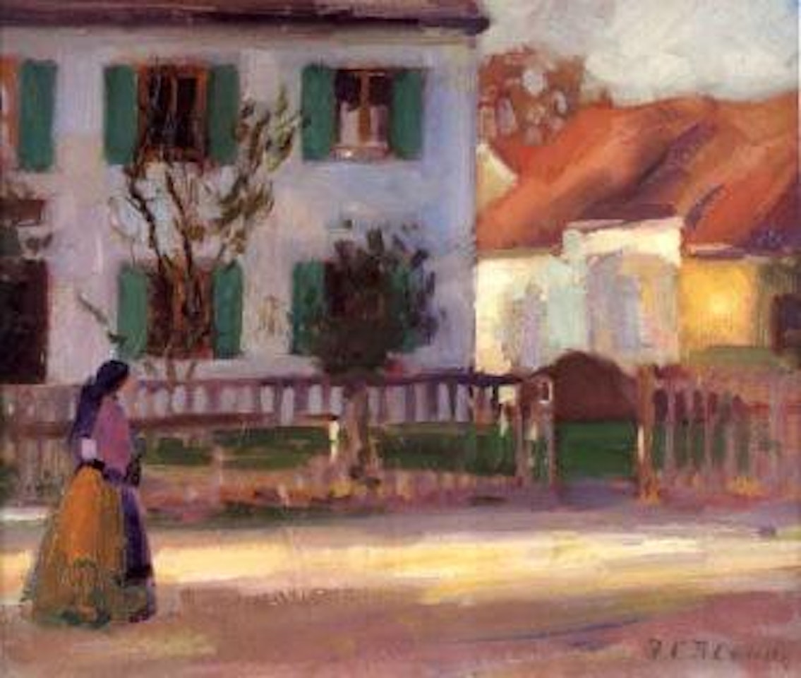 Green shutters by Francis Campbell Boileau Cadell