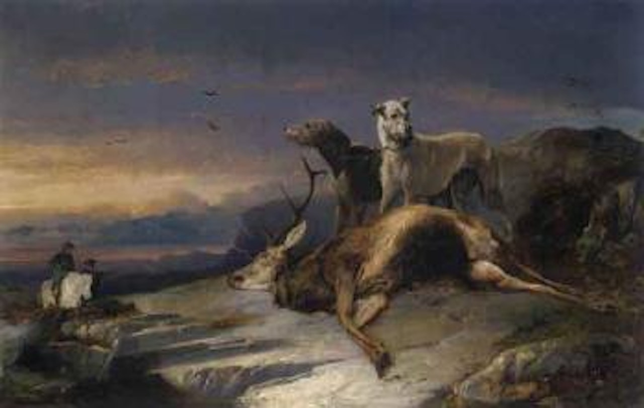 Derr stalking by Richard Ansdell