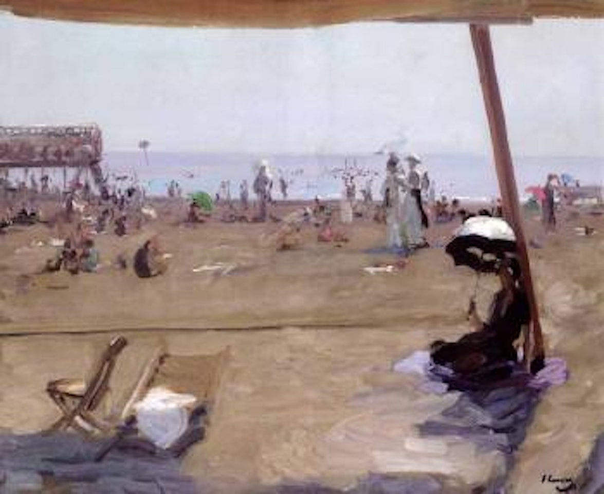 Bathing, Lido, Venice by John Lavery