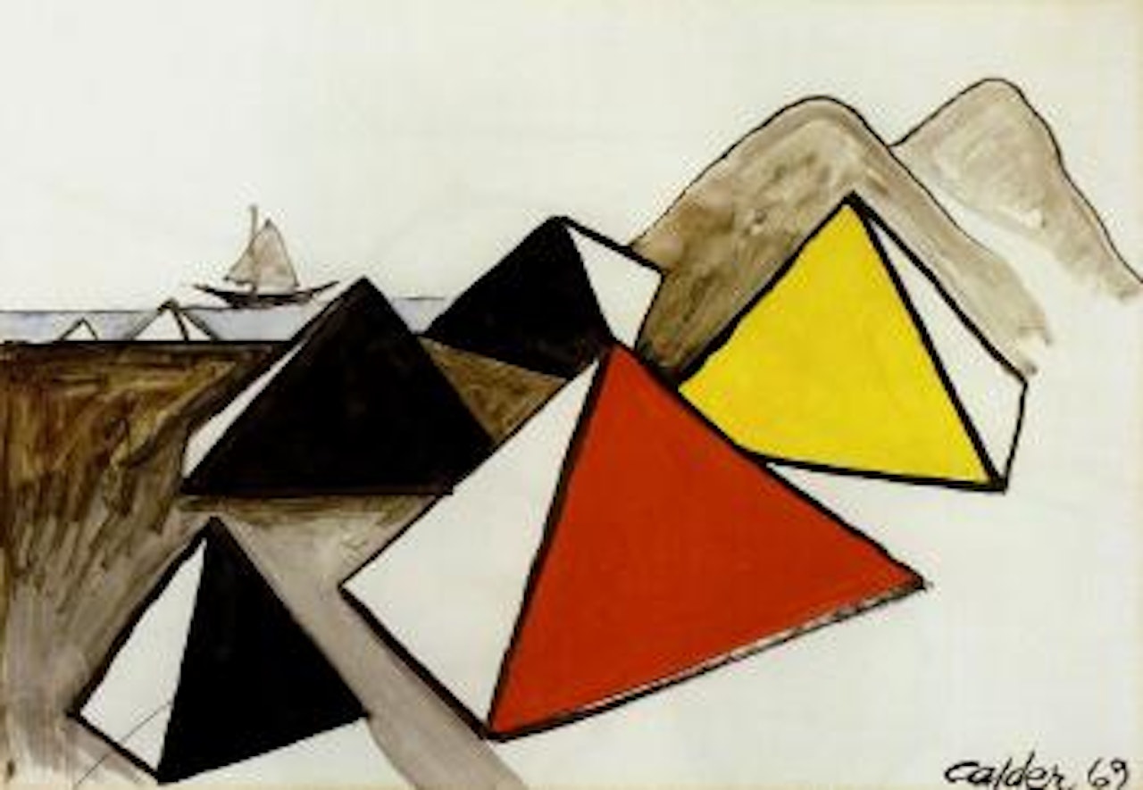 Mountains into forms by Alexander Calder